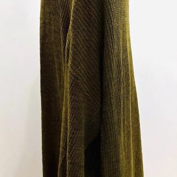 NWT SONOMA Women Long Sleeve Open Front Knit Green Long Cardigan Sweater Size 4X - Picture 8 of 13